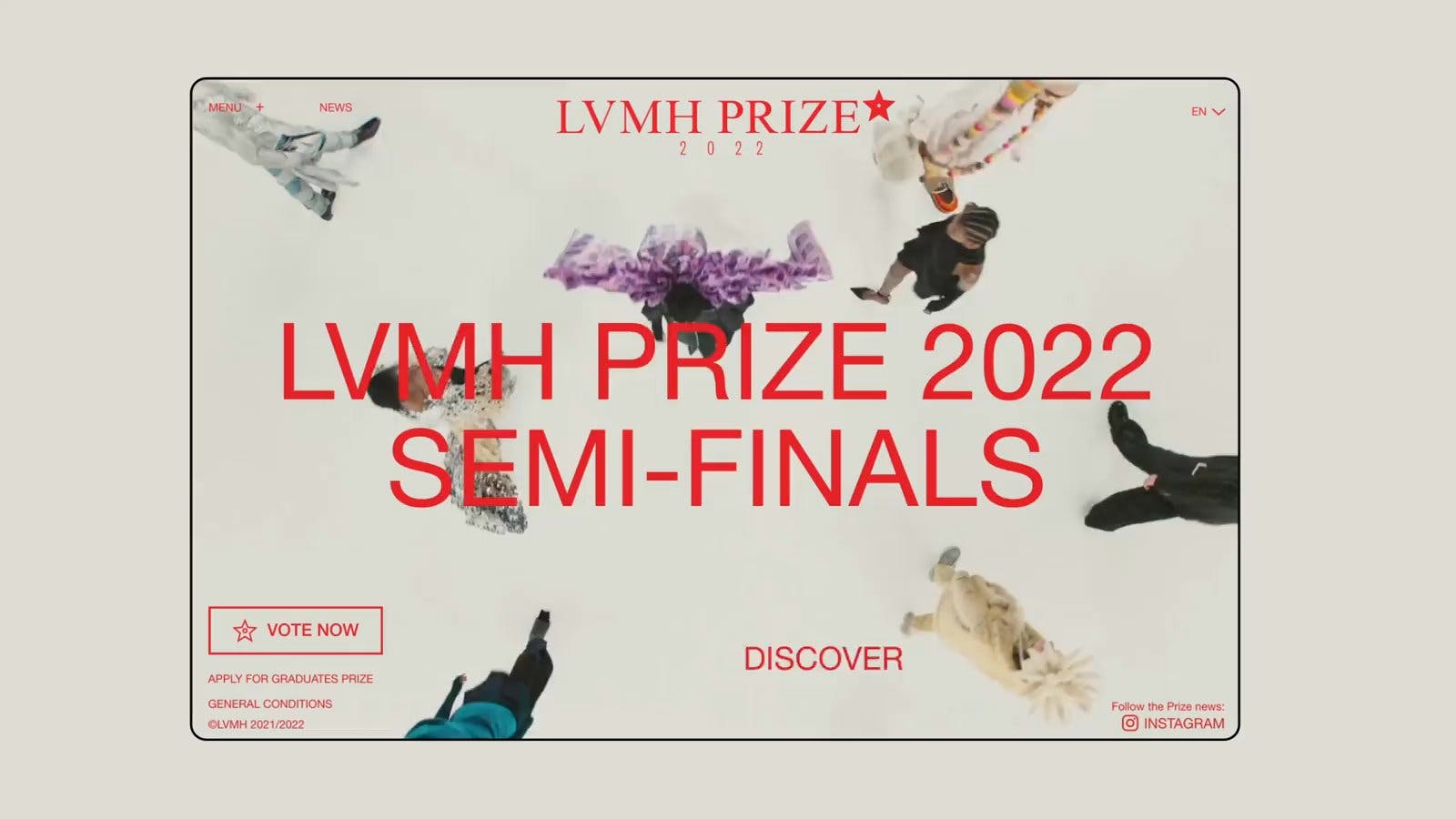 Semi-final of the 2021 LVMH Prize for young fashion